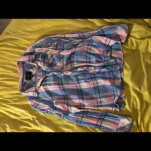 Rails flannel button down shirt